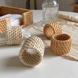 Natural Rattan Napkin Rings