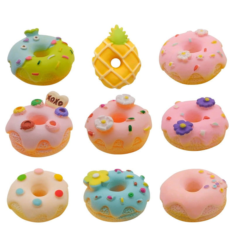 Sweet Drizzle Donut Charm
