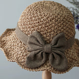 Women's Straw Ruffle Sun Hats