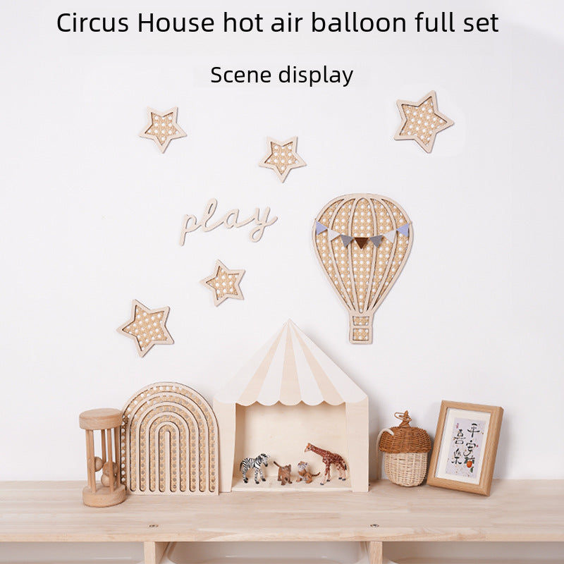 Rattan Moon & Star Wall Decor