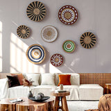 Woven Rattan Wall Decor