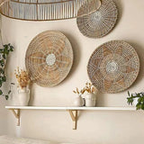 Package: Bohemian B&B, hand-woven straw, rattan wall decorations, living room, dining room wall decorations, background walls