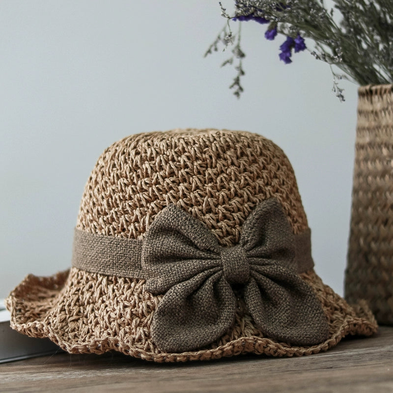 Women's Straw Ruffle Sun Hats