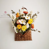 Woven Wall Flower Basket