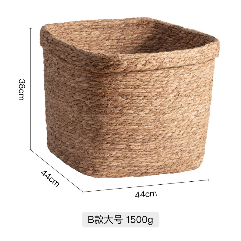 Japanese style rattan straw dirty clothes storage basket household dirty clothes basket dirty clothes basket weaving laundry basket storage basket
