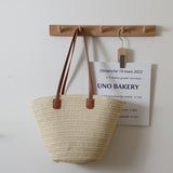 Woven Rattan Shoulder Bags