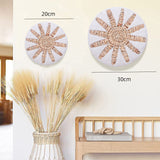 Woven Rattan Wall Decor