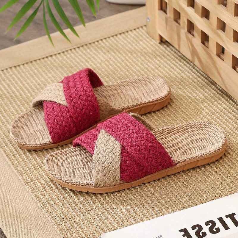 Woven Linen slippers