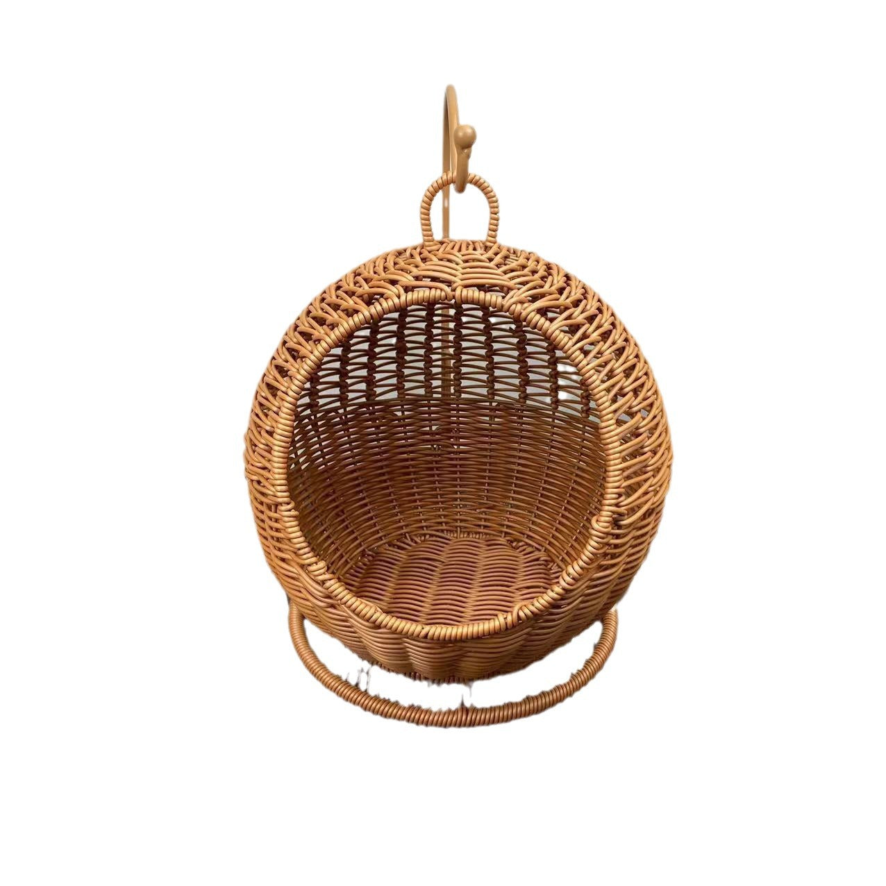 Imitation rattan weaving creative home desktop fruit basket, snack candy basket, fruit hanging basket, snack storage basket