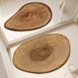 Creative bathroom floor mats, bathroom non-slip absorbent toilet door step mats, quick-drying toilet carpets