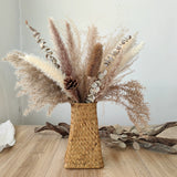 Boho Rattan Flower Vase