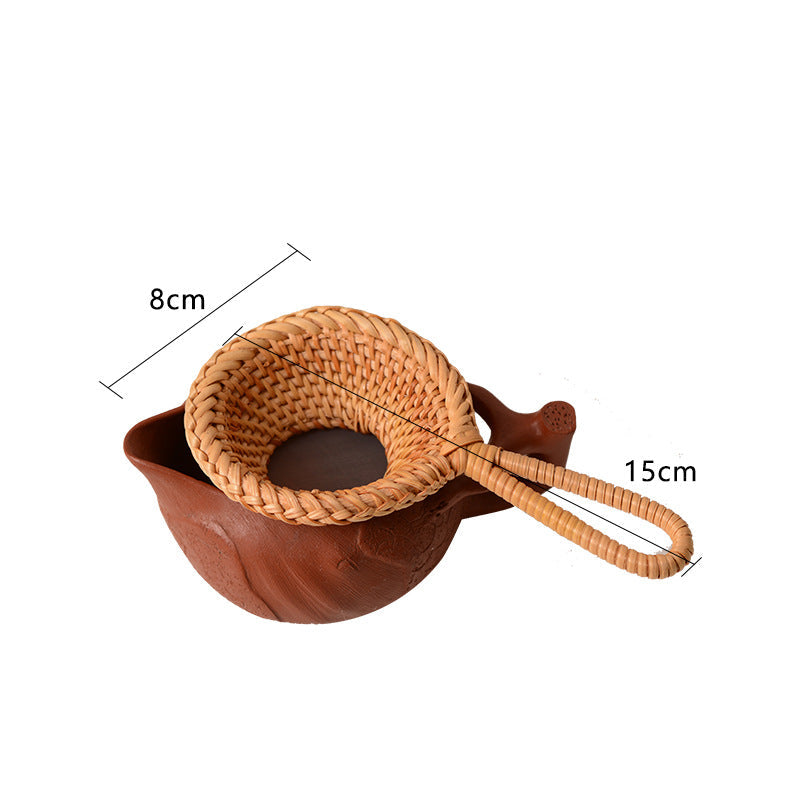 Natural Rattan Tea Set