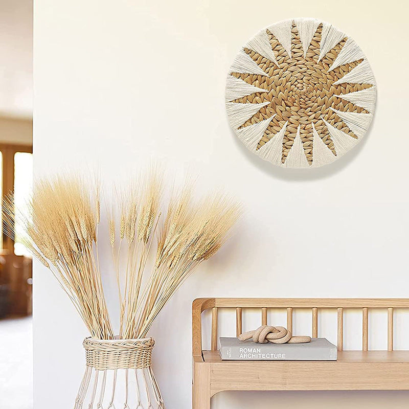 Woven Rattan Wall Decor