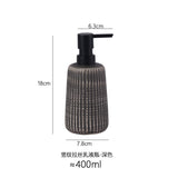 Ceramic hand sanitizer bottles, high-value shampoo, shower gel, sub-bottles, empty bottles, hotels, B&Bs, with Japanese creativity