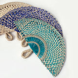 Rustic Seagrass Fan Wall Decor