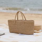 Rattan Beach Bag