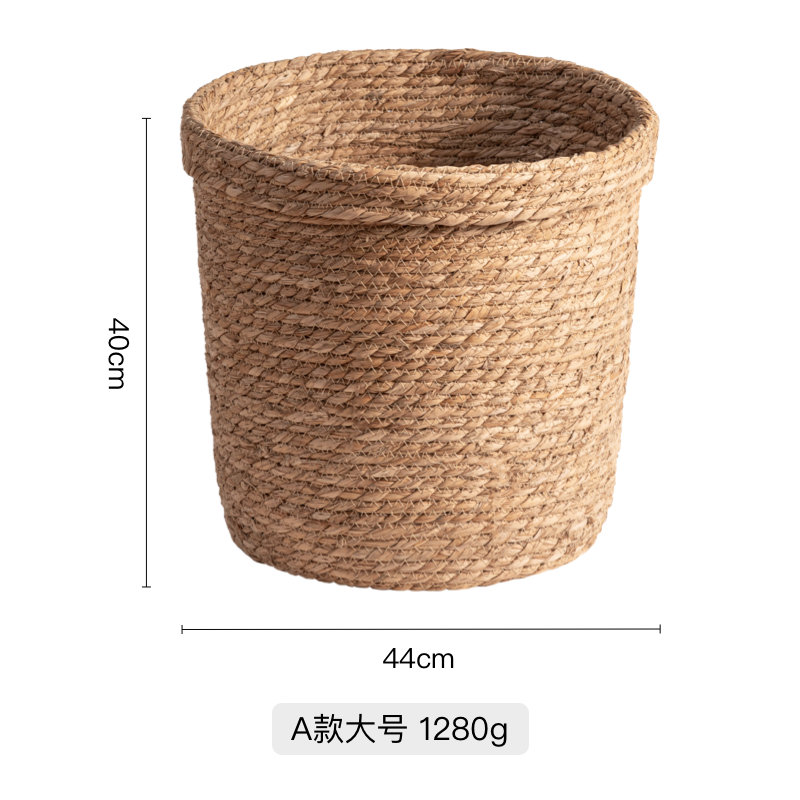 Japanese style rattan straw dirty clothes storage basket household dirty clothes basket dirty clothes basket weaving laundry basket storage basket