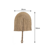Rustic Seagrass Fan Wall Decor