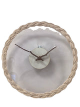 Boho Wicker Wall Clock