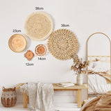 Woven Rattan Wall Decor