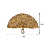Rustic Seagrass Fan Wall Decor