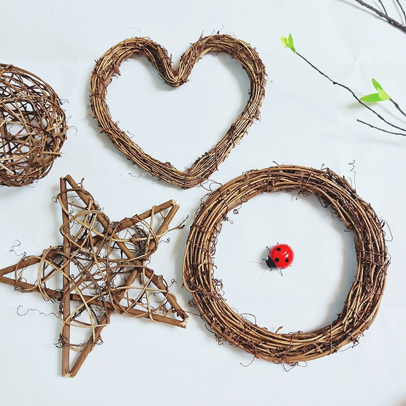 Natural Rattan Weaving  Wall Decor