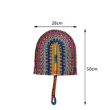 Rustic Seagrass Fan Wall Decor