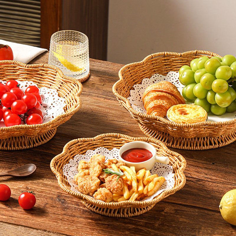 Rattan Dessert Tray