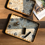 Rattan Shell Tray