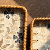 Rattan Shell Tray