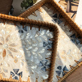 Rattan Shell Tray