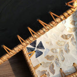 Rattan Shell Tray