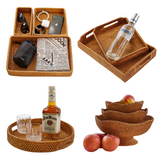 Multi-Use Handwoven Tray Set