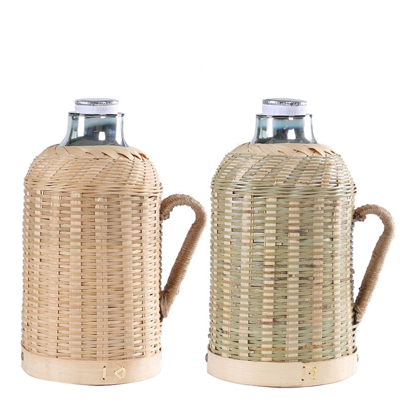 Woven Bamboo Thermal Bottle