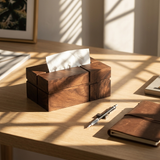 Wood Tissue Holder