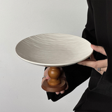 Wooden Dessert Plate