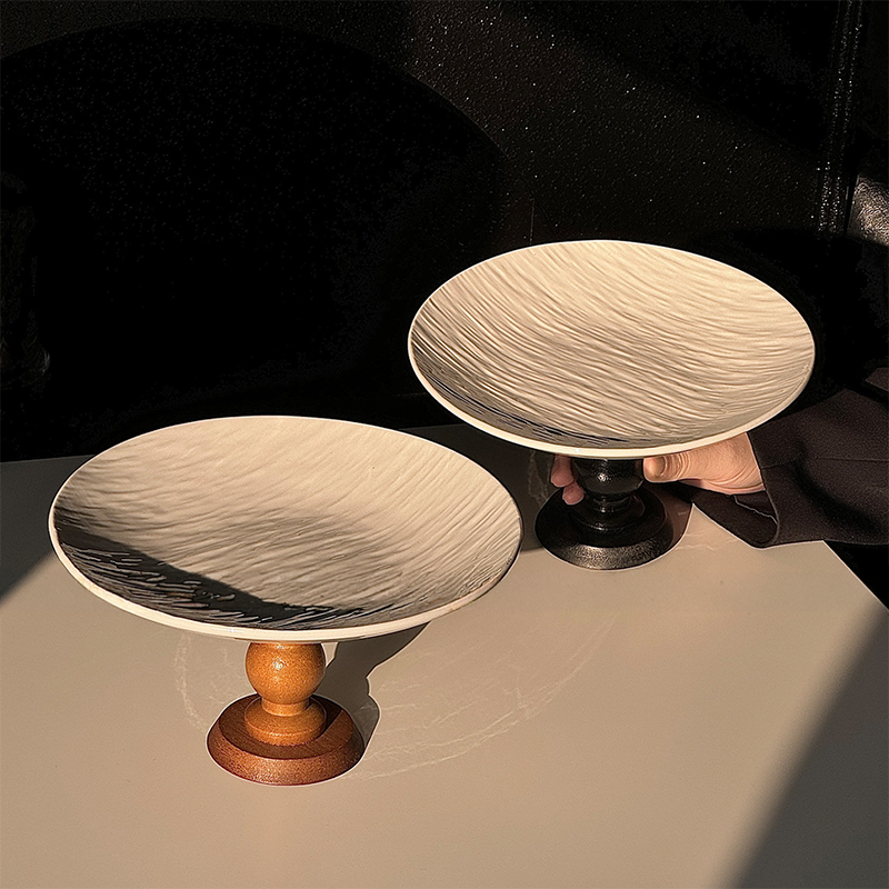 Wooden Dessert Plate