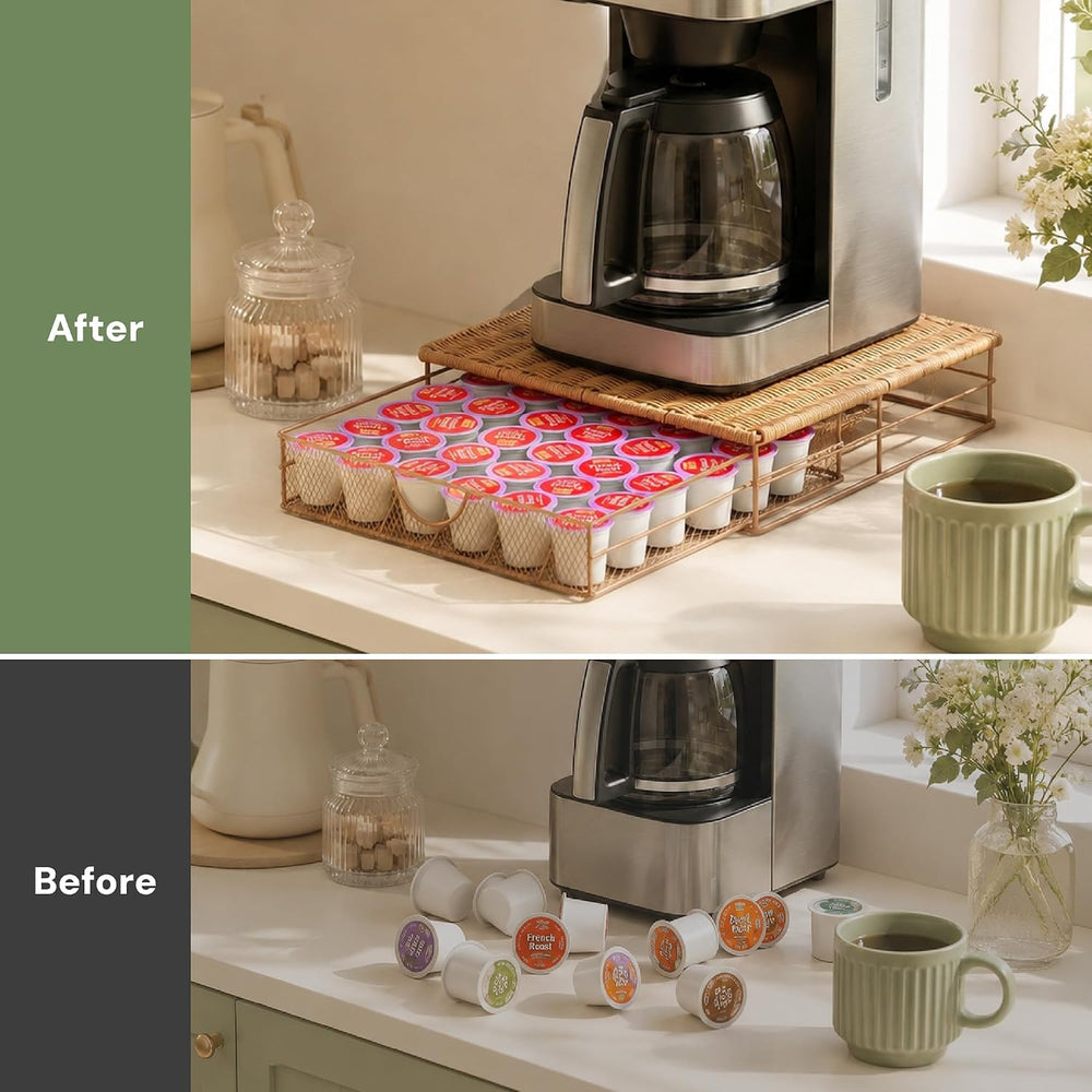 Rattan K-Cup Holder