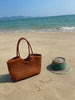 Handwoven Cowhide Tote Bag