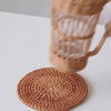 Rattan Cup Holder with Handle