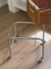 Rattan Basket Rolling Cart