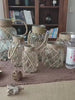 Retro flower arrangement Hemp Rope Glass Vase