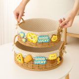 Snacky Charm Round Basket Bundle